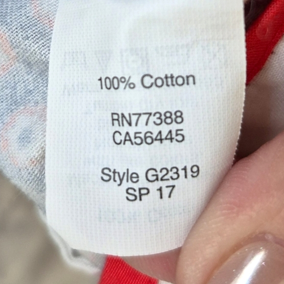 J. Crew Navy Blue Floral Boho‎ Paisley Cotton Shorts Womens 8 - Picture 3 of 16